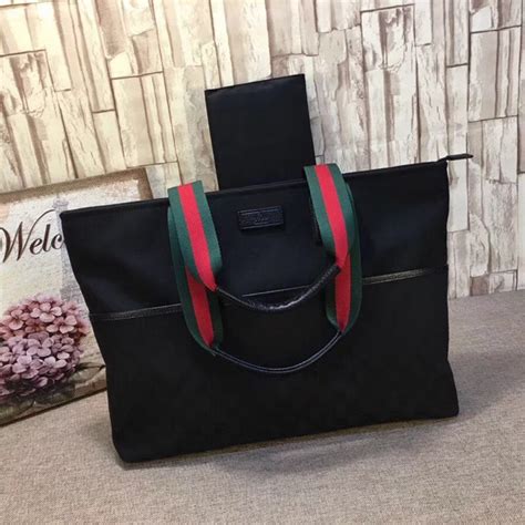 black gucci diaper bag replica|gucci canvas diaper bag.